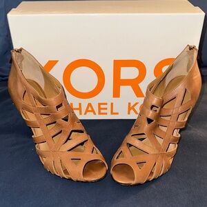 Michael Kors Brown Strappy Heels